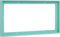 Pixy Canvas Floater Frame 9x18 for 3/4 (0.75) inch Deep Canvas Paintings/Canvas Prints/Wood Canvas Panels/Wall Art/Wall Decor/Home Decor/Artwork (Lucite Green, 9 x 18 inch, Landscape)