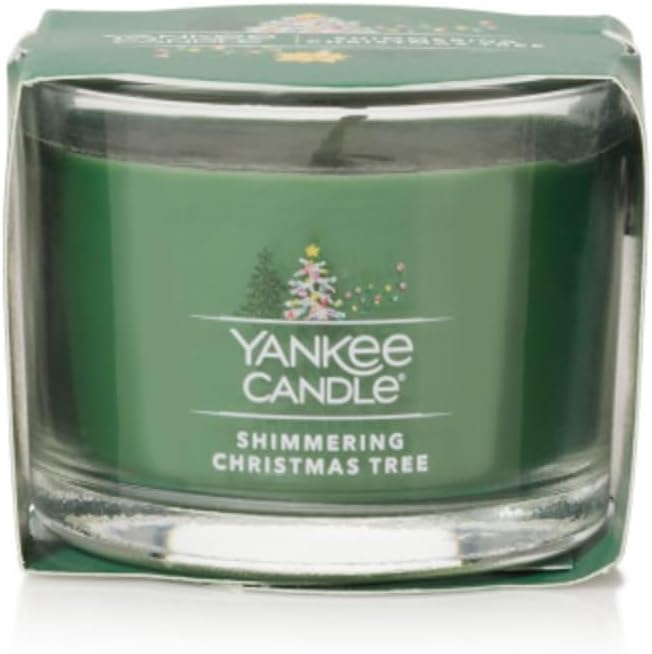 Yankee Candle Minis Jar, Shimmering Christmas Tree, 1.3 OZ (Pack of 12)