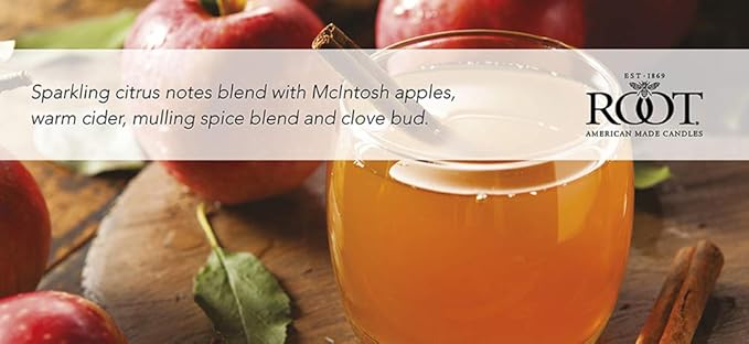 Root Candles Fall Scented Votive Candles Beeswax Blend Premium Handcrafted 20-Hour Votives, 3-Count, Mulled Cider