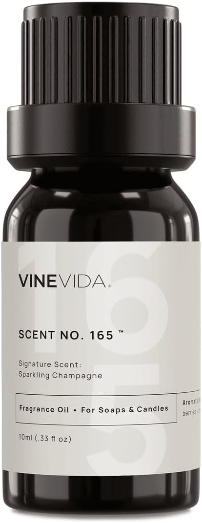 VINEVIDA [10 ml] Sparkling Champagne; Fragrance Oil for Candle Making and Soap Making - Premium Candle Scents for Soy Candles