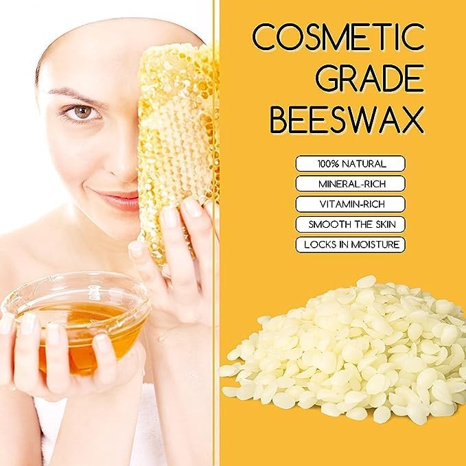 TRINIDa White Beeswax Pellets 20lb, Organic Bees Wax for DIY Candles, Beeswax for Candle Making, Skin, Body, Face, and Hair Care, Lotions, DIY Creams, Lip Balm and Soap Making Supplies