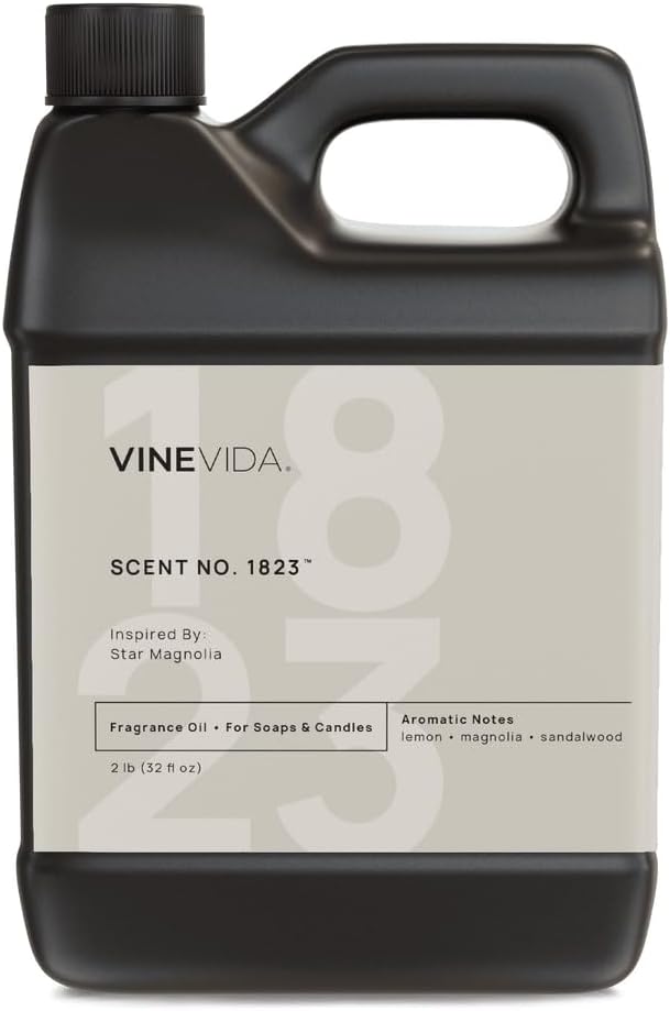 VINEVIDA [32oz] Star Magnolia Fragrance Oil for Candle Making - Natural Candle Oil Scents - Soap Making Essential Oil - Made in USA