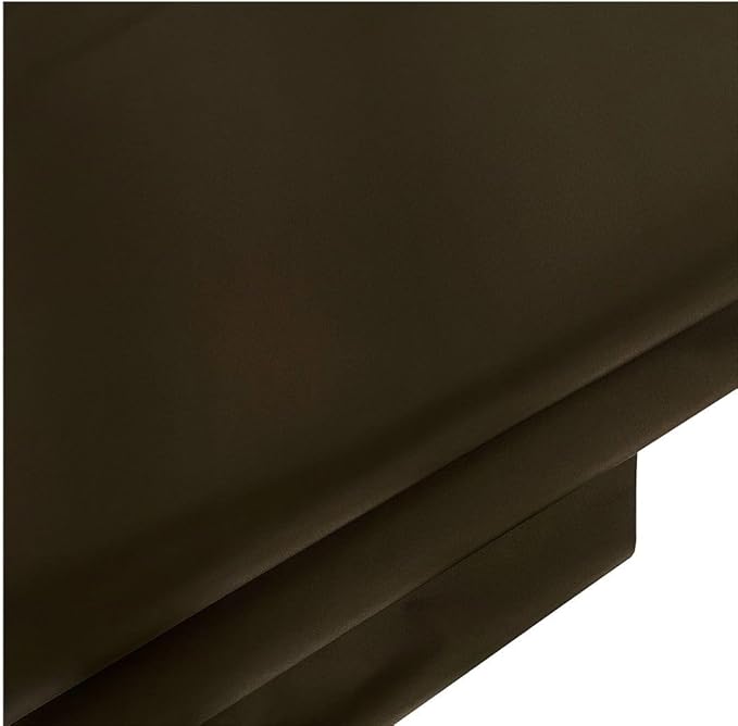 Mybecca Waterproof Canvas Marine Fabric 600 Denier Indoor/Outdoor PU Backing UV Protector Chocolate 1 Yard