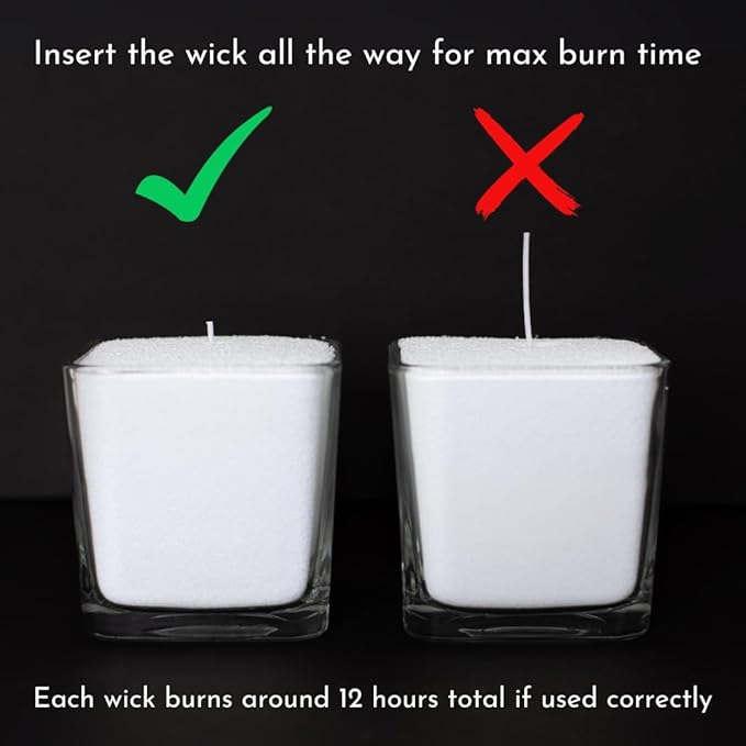 Foton Pearled Candle 18 Oz - Lavender Love Scented Non Toxic Luxury Long Lasting Powder Candles up to 120 Hours - Refillable Candle Sand with 30 Wicks for Candle Making