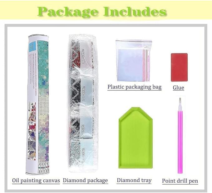 VIGEGU Diamond Art Kits for Adults, Christmas Diamond Painting Kits for Beginners, Christmas Snowman Diamonds Art Painting Kits, 5D Round Full Drill Crafts Kits Home Decor 12x12 Inch