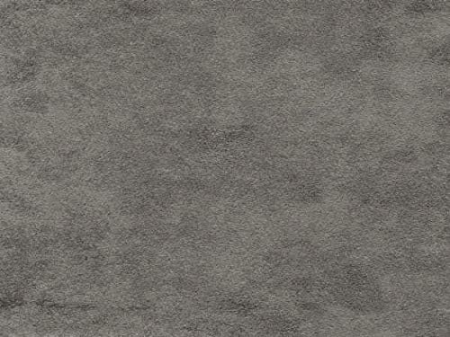 Micro/Passion Suede Fabric Cool Colors 58" Wide Sold by The Yard (58" W Continuous Yards/Seller Shipped, Cement)