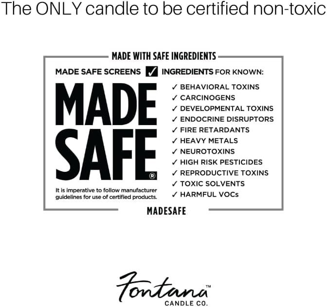 Fontana Candle Co. Celebration Collection, Cheers! – 9oz Scented Candles Made with Beeswax, Coconut Oil & Pure Essential Oils – Wood Wick, 35+ Hrs Clean Burn – Non-Toxic Candles for Home