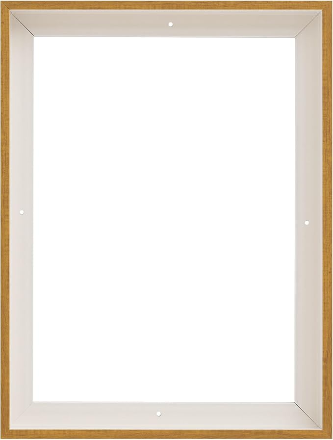 Pixy Canvas Floater Frame 16x18 for 1-1/2 (1.5) inch Deep Canvas Paintings/Canvas Prints/Wood Canvas Panels/Wall Art/Wall Decor/Home Decor/Artwork (Natural Oak, 16 x 18 inch, Portrait)