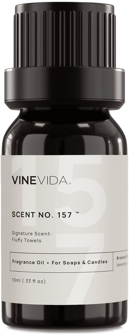 VINEVIDA [10 ml] Fluffy Towels; Fragrance Oil for Candle Making and Soap Making - Premium Candle Scents for Soy Candles