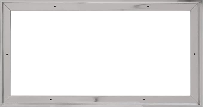 Pixy Canvas Floater Frame 8x14 for 3/4 (0.75) inch Deep Canvas Paintings/Canvas Prints/Wood Canvas Panels/Wall Art/Wall Decor/Home Decor/Artwork (Chrome, 8 x 14 inch, Landscape)