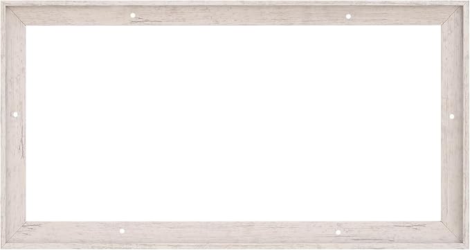 PIXY CANVAS Floater Frame 24x36 for 1.5 inch Deep Canvas Paintings/Canvas Prints/Wood Canvas Panels/Wall Art/Wall Decor/Home Decor/Artwork (Distressed White, 24 x 36 inch, Landscape)