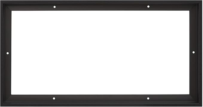 Pixy Canvas Floater Frame 16x48 for 1-1/2 (1.5) inch Deep Canvas Paintings/Canvas Prints/Wood Canvas Panels/Wall Art/Wall Decor/Home Decor/Artwork (Black Stripe, 16 x 48 inch, Landscape)
