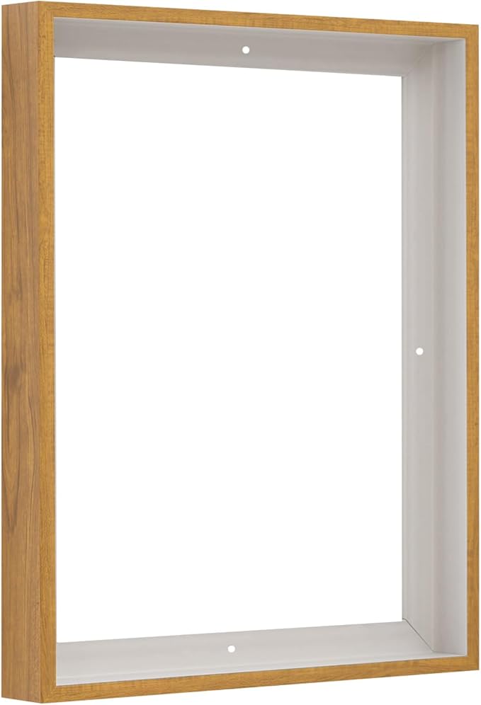 PIXY CANVAS Floater Frame 24x36 for 1.5 inch Deep Canvas Paintings/Canvas Prints/Wood Canvas Panels/Wall Art/Wall Decor/Home Decor/Artwork (Natural Oak, 24 x 36 inch, Portrait)