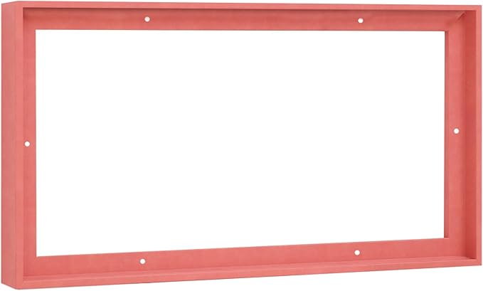 Pixy Canvas Floater Frame 20x28 for 1-1/2 (1.5) inch Deep Canvas Paintings/Canvas Prints/Wood Canvas Panels/Wall Art/Wall Decor/Home Decor/Artwork (Pastel Red/Pink, 20 x 28 inch, Landscape)