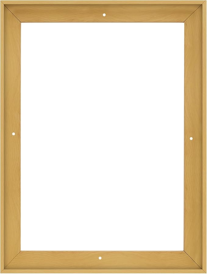 Pixy Canvas Floater Frame 12x20 for 1-1/2 (1.5) inch Deep Canvas Paintings/Canvas Prints/Wood Canvas Panels/Wall Art/Wall Decor/Home Decor/Artwork (Light Maple, 12 x 20 inch, Portrait)