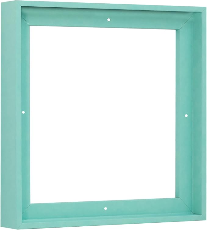 Pixy Canvas Floater Frame 41x41 for 1-1/2 (1.5) inch Deep Canvas Paintings/Canvas Prints/Wood Canvas Panels/Wall Art/Wall Decor/Home Decor/Artwork (Lucite Green, 41 x 41 inch, Square)
