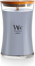 WoodWick Hypnoflora Scented Large Hourglass Candle, Crackles as it Burns, Up to 180 hrs Burn time, Perfect for Gifting or Home décor, 21oz