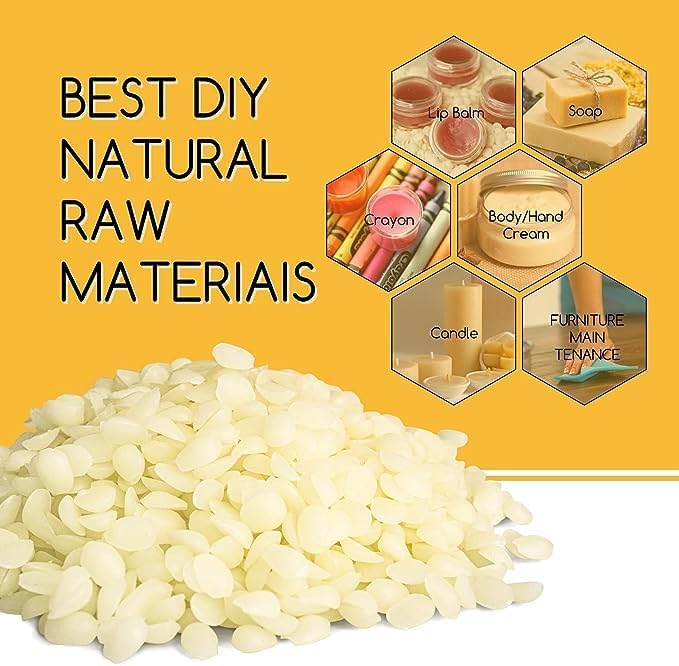 TRINIDa White Beeswax Pellets 20lb, Organic Bees Wax for DIY Candles, Beeswax for Candle Making, Skin, Body, Face, and Hair Care, Lotions, DIY Creams, Lip Balm and Soap Making Supplies
