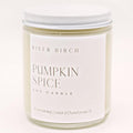 River Birch Candles Pumpkin Spice Scented Candle | Premium, All-Natural, Non-Toxic, Soy Candles | 8.5oz 40 Hr Burn Time | Cozy Relaxing Gifts for Home