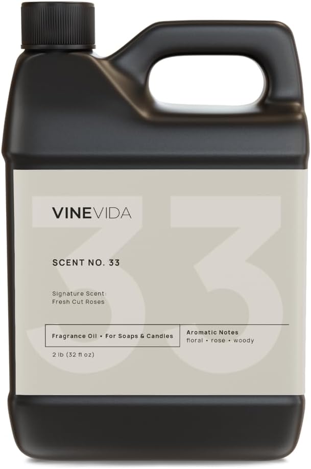 VINEVIDA [32oz] Fresh Cut Roses Fragrance Oil for Candle Making and Soap Making - Premium Candle Scents for Soy Candles