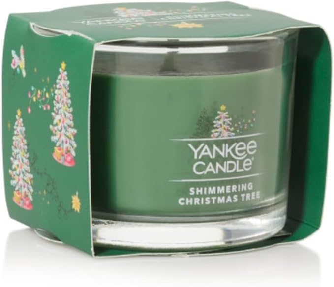 Yankee Candle Minis Jar, Shimmering Christmas Tree, 1.3 OZ (Pack of 12)