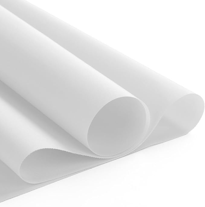 Nylon Fabric, 58"W 420D Waterproof Fabric 10 Yard Ripstop Nylon Material Outdoor Upholstery Twill Sewing Material for Patio Chair, Lining, Cushion, Purse, Tote Bag, Tent, Tarp Cover, DIY Project White