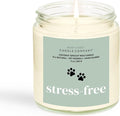 Stress-Free | Pet Safe Candle | Coconut Apricot Wax | Soy-Free | Non-Toxic | Dog & Cat Safe Candle | Pet Odor Eliminator | Air Freshening Scented Candles | Veterinarian Approved | 9 oz