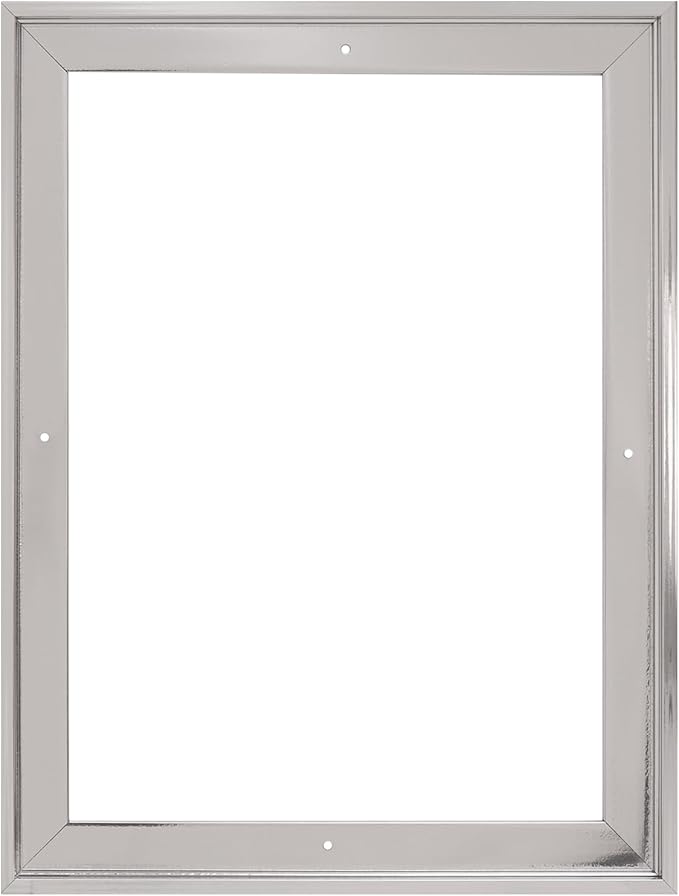 Pixy Canvas Floater Frame 9x18 for 3/4 (0.75) inch Deep Canvas Paintings/Canvas Prints/Wood Canvas Panels/Wall Art/Wall Decor/Home Decor/Artwork (Chrome, 9 x 18 inch, Portrait)