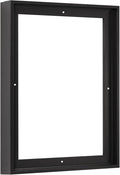 Pixy Canvas Custom Sized Floater Frame for 1-1/2 (1.5) inch Deep Canvas Paintings/Canvas Prints/Wood Canvas Panels/Wall Art/Wall Decor/Home Decor/Artwork (Black Oak, Custom Size, Portrait)