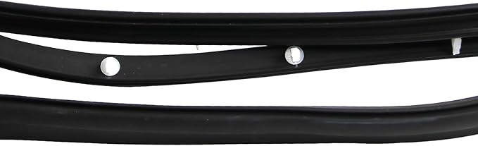 Car Door Weather Stripping for Honda Fit Sedan 2003-2008 OE:72350/72310/72850/72810-SEL-T01, Rubber Material Soundproof Thickened Auto Door Seal Strip Direct Installation,Left Front
