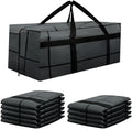 10Pack Extra Large Heavy Duty Moving Bags with Zippers & Reinforced Handles Heavy-Duty Storage Totes – Moving Boxes for Clothes, College Supplies, and Moving – Waterproof & Foldable (Extra Large)