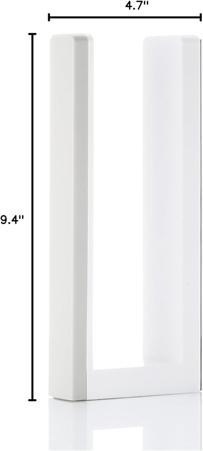 Yamazaki Industries 3420 Magnetic Kitchen Paper Holder with Stopper, Plate, White