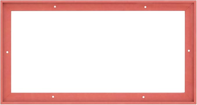 Pixy Canvas Floater Frame 16x32 for 1-1/2 (1.5) inch Deep Canvas Paintings/Canvas Prints/Wood Canvas Panels/Wall Art/Wall Decor/Home Decor/Artwork (Pastel Red/Pink, 16 x 32 inch, Landscape)