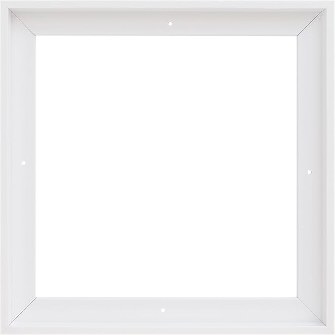 Pixy Canvas Floater Frame 37x37 for 3/4 (0.75) inch Deep Canvas Paintings/Canvas Prints/Wood Canvas Panels/Wall Art/Wall Decor/Home Decor/Artwork (White, 37 x 37 inch, Square)