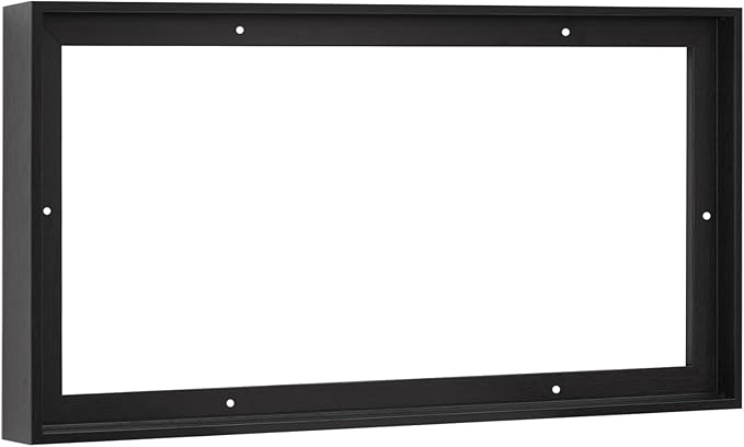Pixy Canvas Floater Frame 5x10 for 1-1/2 (1.5) inch Deep Canvas Paintings/Canvas Prints/Wood Canvas Panels/Wall Art/Wall Decor/Home Decor/Artwork (Black Oak, 5 x 10 inch, Landscape)