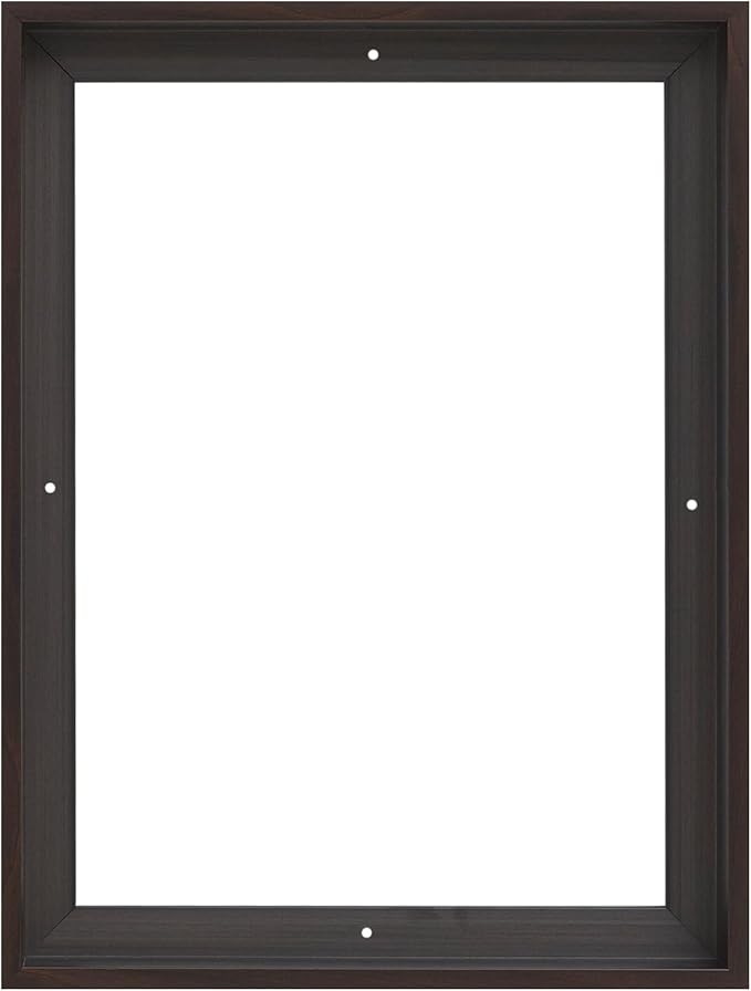 Pixy Canvas Floater Frame 8x10 for 1-1/2 (1.5) inch Deep Canvas Paintings/Canvas Prints/Wood Canvas Panels/Wall Art/Wall Decor/Home Decor/Artwork (Dark Walnut, 8 x 10 inch, Portrait)