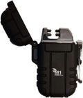 M1 Direct Premium Rechargeable Dual-Arc Plasma Lighter Windproof Waterproof Camping Hiking Survival Cooking Grilling Fire Starting