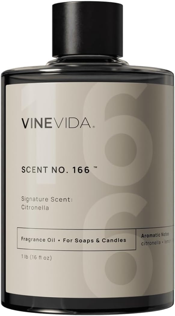 VINEVIDA [16 oz] Citronella; Fragrance Oil for Candle Making and Soap Making - Premium Candle Scents for Soy Candles