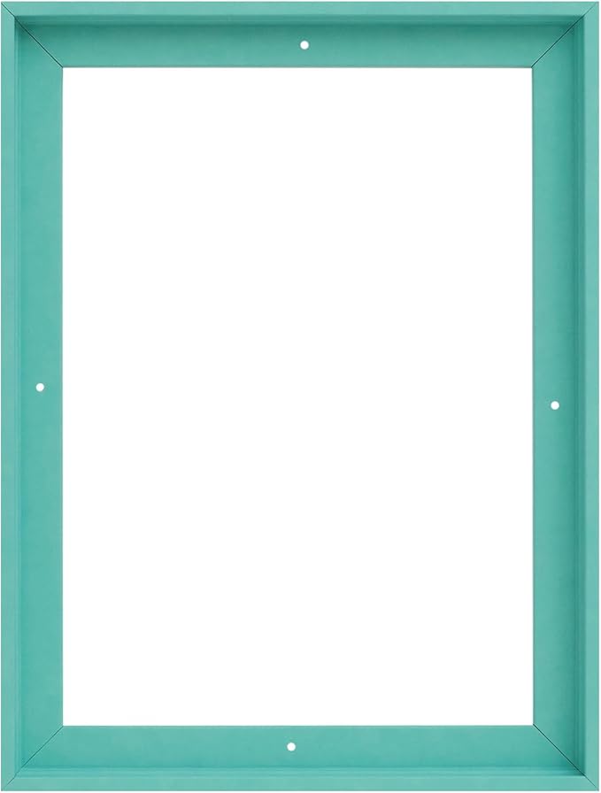Pixy Canvas Floater Frame 18x36 for 0.75 inch Deep Canvas Paintings/Canvas Prints/Wood Canvas Panels/Wall Art/Wall Decor/Home Decor/Artwork, (Lucite Green, 18 x 36 inch, Portrait)