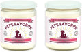 Pet's Favorite Pet Odor Candle, Clean Burning, Long Lasting Scented Candles with a Natural Fiber Wick and 70 Hour Burn Time, Very Berry Pack of 2