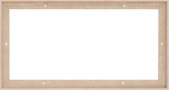 Pixy Canvas Floater Frame 4x12 for 1-1/2 (1.5) inch Deep Canvas Paintings/Canvas Prints/Wood Canvas Panels/Wall Art/Wall Decor/Home Decor/Artwork (Nordic White Oak, 4 x 12 inch, Landscape)