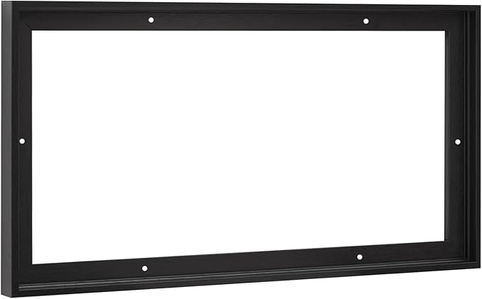 Pixy Canvas Floater Frame 36x48 for 3/4 (0.75) inch Deep Canvas Paintings/Canvas Prints/Wood Canvas Panels/Wall Art/Wall Decor/Home Decor/Artwork (Black Oak, 36 x 48 inch, Landscape)