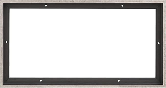 Pixy Canvas Floater Frame 12x18 for 1-1/2 (1.5) inch Deep Canvas Paintings/Canvas Prints/Wood Canvas Panels/Wall Art/Wall Decor/Home Decor/Artwork (Antique Silver, 12 x 18 inch, Landscape)