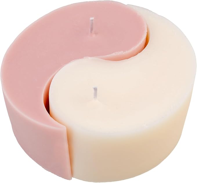 John Bead 9pcs Candle DIY Kit Ying Yang Symbol for Adults Beginners Arts & Crafts DIY Candle Making Supplies