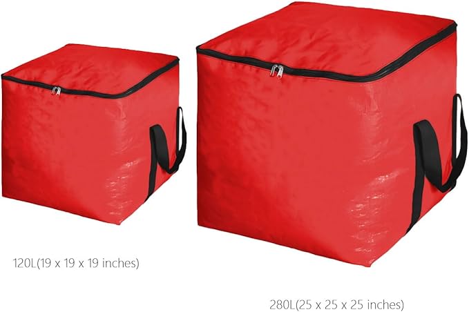 Extra Large Storage Bag (Red, 25"x25"x25")