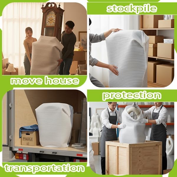 5 Pack 26x30in Cushion Foam Pouches Moving Packaging Supplies Shockproof