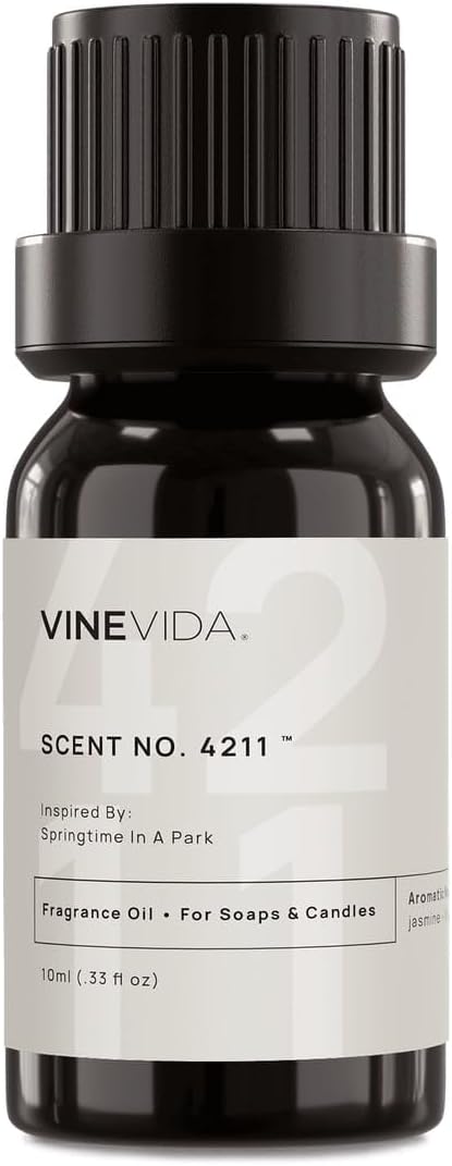 VINEVIDA [10 Ml] Scent NO. 4211 Inspired by Springtime in A Park | Premium Fragrance Oil for Candle Making & Soap Making | Candle Scents for Soy Wax | Scented Oils for Car Freshies & Bath Products
