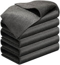 2026 New Thickened Magic Cleaning Cloth,Upgrade Reuseable Streak Free Microfiber Cloth Magic Fiber Microfiber Cleaning Cloth,Multipurpose Miracle Rags for Kitchen,Window,Glass, Cars (5Pcs, 12x12 in)