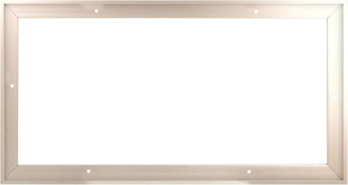 Pixy Canvas Custom Sized Floater Frame for 1-1/2 (1.5) inch Deep Canvas Paintings/Canvas Prints/Wood Canvas Panels/Wall Art/Wall Decor/Home Decor/Artwork (Champagne, Custom Size, Landscape)