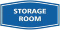 Signs ByLITA Fancy Storage Room Sign (Blue) - Small 10 Pack